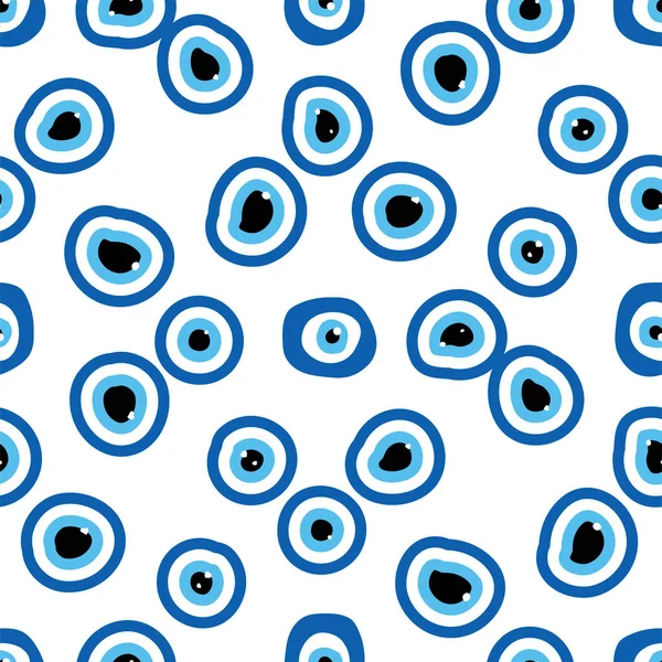 Kem gözlü Türk boncuklu kusursuz desen. İyi şanslar. Türk fayansı. Duvar kağıtları, şablon dolguları, tekstil için doğulu sedir tasarımı