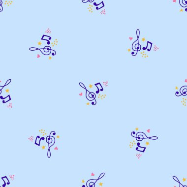 Çizgi filmdeki el, kusursuz müzikal desen çizdi. Soyut müzik notaları pürüzsüz kalıp arkaplanı