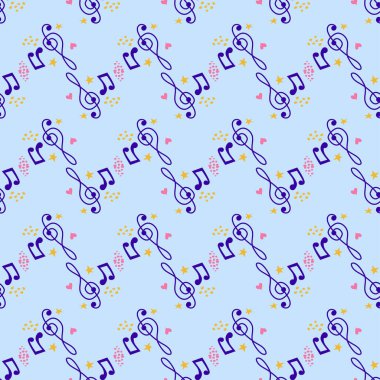 Çizgi filmdeki el, kusursuz müzikal desen çizdi. Soyut müzik notaları pürüzsüz kalıp arkaplanı