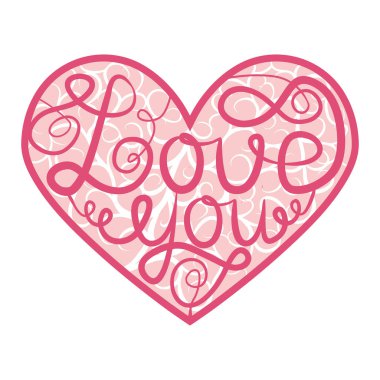 Sevgililer Günü tebrik kartı. Süslü kalp şekilli 3D dekorasyon. Dantelli dantelli kalbi kes. Lazer kesim tasarım ögesi