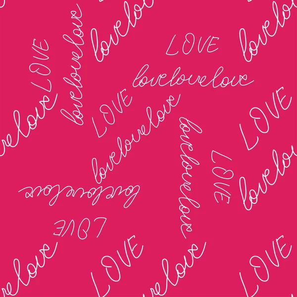 Láska Srdce Romantický Vzor Ilustrace Bezešvé Vzory Pro Tapety Textil — Stockový vektor