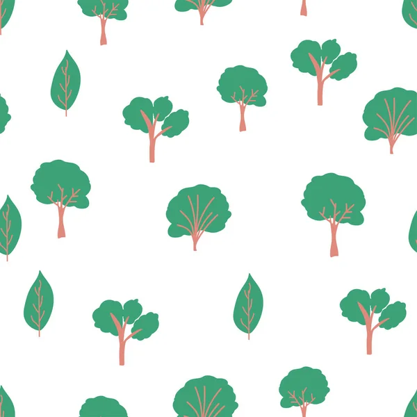 Modèle Abstrait Sans Couture Avec Forêt Fond Pour Diverses Surfaces — Image vectorielle