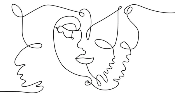 Портрет Минималистского Стиля Половина Лица Самка Половина Лица Бабочка Концепция — стоковый вектор