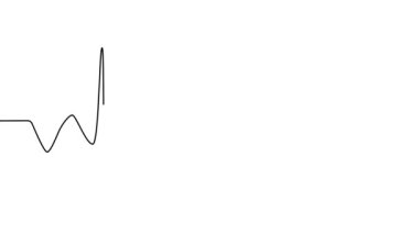 Renkli kalp çizgisi ekran sevgi gösterimi işareti renkli soyut arkaplan 4k neon işareti