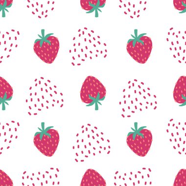 Çilek desenleri, kırmızı çilek, çilek arkaplan, çilek aşk kartı..