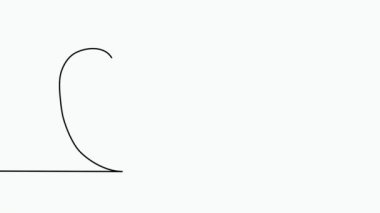 Kelebek çizgisi olan soyut bir yüz. Portret minimalist biçimi