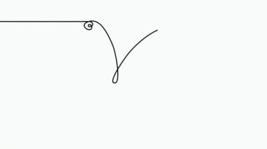Kelebek çizgisi olan soyut bir yüz. Portret minimalist biçimi