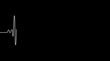 Renkli kalp çizgisi ekran sevgi gösterimi işareti renkli soyut arkaplan 4k neon işareti