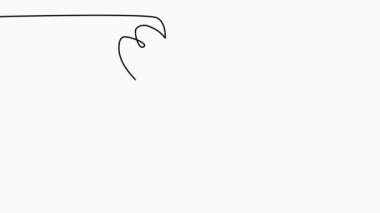 Kelebek çizgisi olan soyut bir yüz. Portret minimalist biçimi