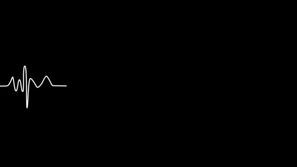 Барвистий дисплей серцевої лінії знак кохання барвистий абстрактний фон символ 4k неоновий знак — стокове відео