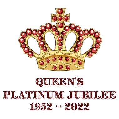 Kraliçe Elizabeth Platin Kutlama Posteri, 1952 'den bu yana 70 yıl hüküm sürdü.
