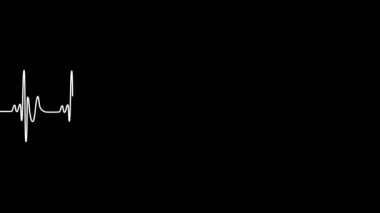 Renkli kalp çizgisi ekran sevgi gösterimi işareti renkli soyut arkaplan 4k neon işareti