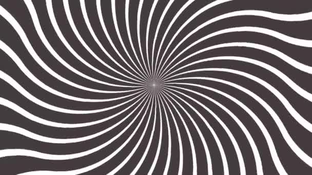 Psychedelic Twisting Circles Striped Black White Lines Swirling Hypnotic  Rotating — Stock Video © Michiru13 #573170188