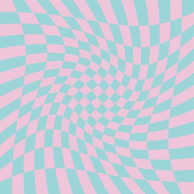 1970 Wavy Girdap deseni Turuncu ve Pembe renklerde. 70 'ler Tarzı, Harika Arkaplan, Duvar Kağıdı, Yazdırma. Düz, Hippi Estetiği