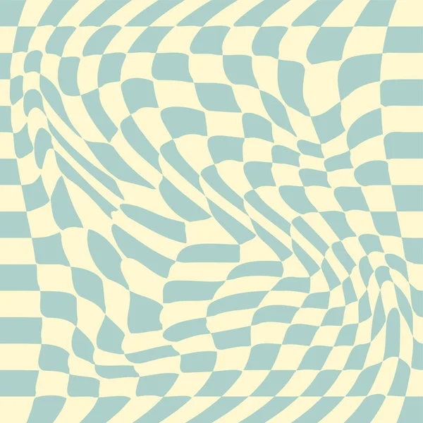 1970 년에는 오렌지 Wavy Swirl Seamless Pattern 2013 Seventies Style — 스톡 벡터