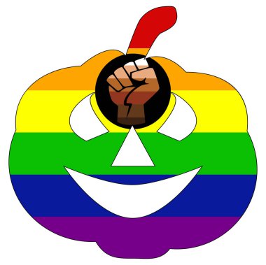 QTPOC, QPOC lgbt bayrağı. Beyaz olmayanlar için QTPOC, Siyah, Latin, Asyalı, yerli ve diğer toplulukları kapsar.