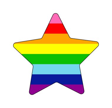 Gilbert Baker Gurur Bayrağı. Eşcinsel Bayrağı için Standart Oranlar.