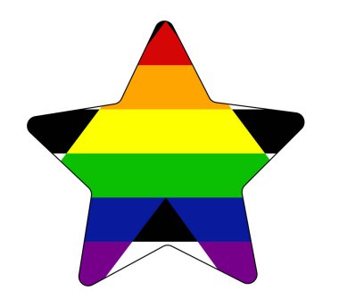 Heteroseksüel müttefikler gurur bayrağı. LGBT topluluk bayrağı