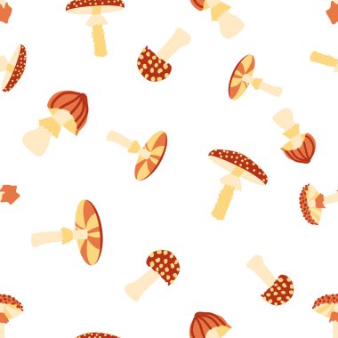 Sihirli saykodelik uyuşturucu mantarları kusursuz kalıplar. Psikedelik halüsinasyon. 60-70 'lerin renkli hippi sanatı. Klasik saykodelik tekstil, kumaş, ambalaj, duvar kağıdı.