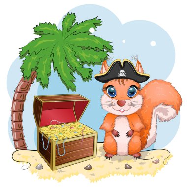 Sincap korsanı, oyunun çizgi film karakteri, bandana takmış vahşi bir hayvan ve kafataslı, göz bandı takmış bir şapka. Parlak gözlü ve hazine sandıklı bir karakter.