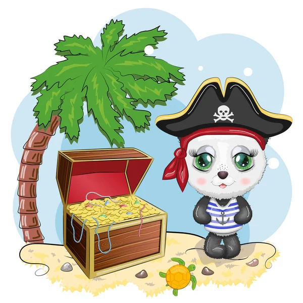 Panda korsanı, oyunun çizgi film karakteri, bandana takmış vahşi bir ayı ve kafatası ve göz bandı takmış bir horoz. Parlak gözlü ve hazine sandıklı bir karakter.