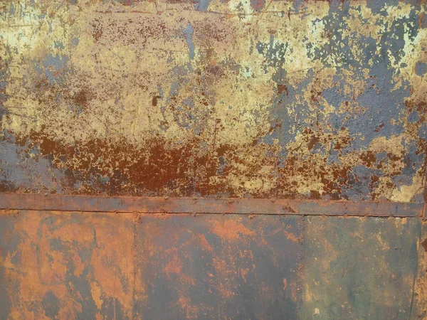 Viejo Metal Hierro Óxido Fondo Textura — Foto de Stock
