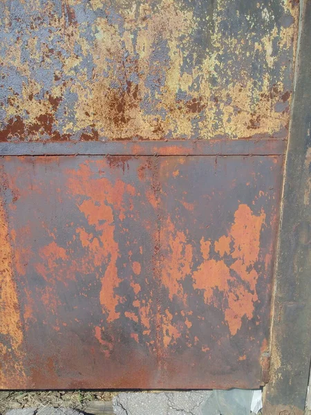 Vecchio Metallo Ferro Ruggine Sfondo Consistenza — Foto Stock