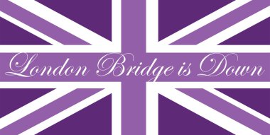 London Bridge collapsed. Queen Elizabeth II died 1926 - 2022 tragic event