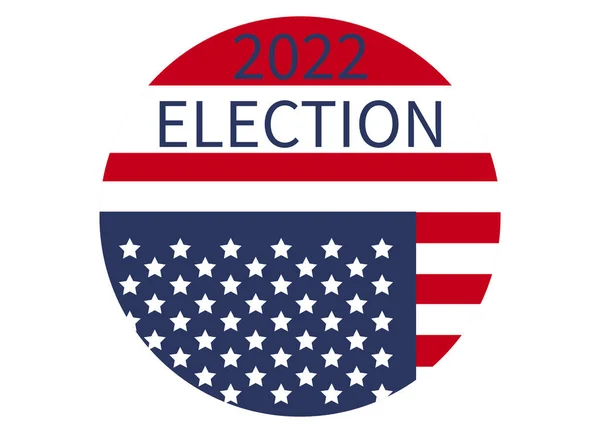 День Промежуточных Выборов Голосуйте 2022 Сша Дизайн Баннера Плакат Голосования — стоковый вектор