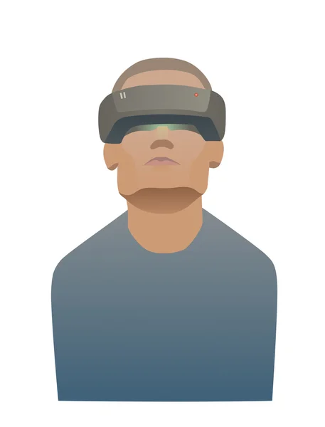Realidade virtual — Vetor de Stock