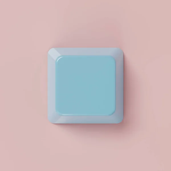 Teclado Color Azul Rosa Botón Entrada Fondo Concepto Abstracto Objeto —  Fotos de Stock