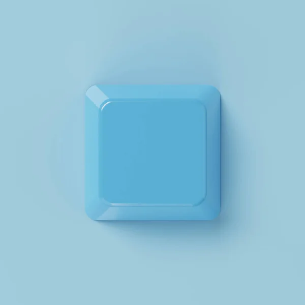 Tastiera Colore Blu Pulsante Input Sullo Sfondo Oggetto Astratto Concetto — Foto Stock