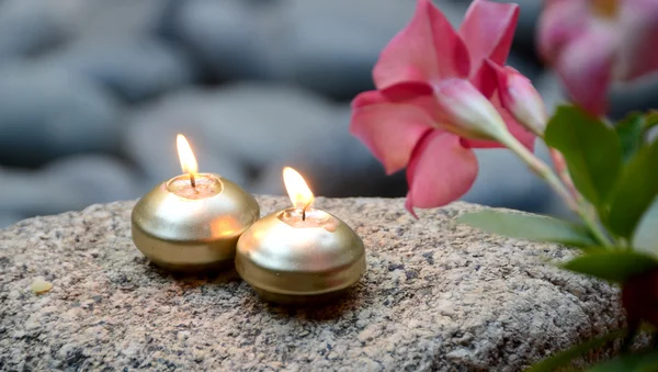 Meditation Candles — Stock Photo, Image