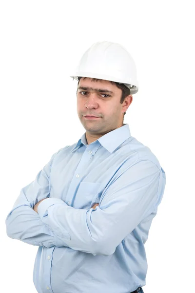 Young man in helmet — Stock Photo, Image