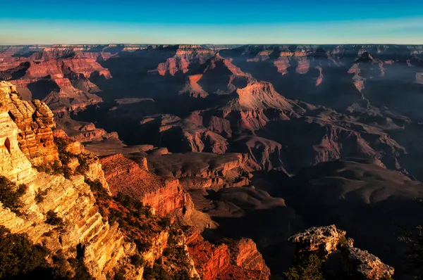 Levendige Grand canyon-zonsondergang — Stockfoto