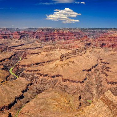 Grand canyon national park landscape view clipart