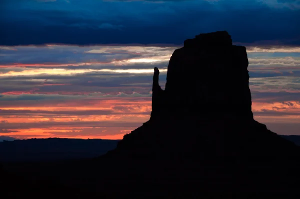 Monument vallée détail lever de soleil — Photo