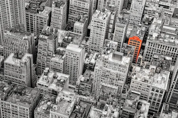 New York streets bird's view — Stock Photo, Image