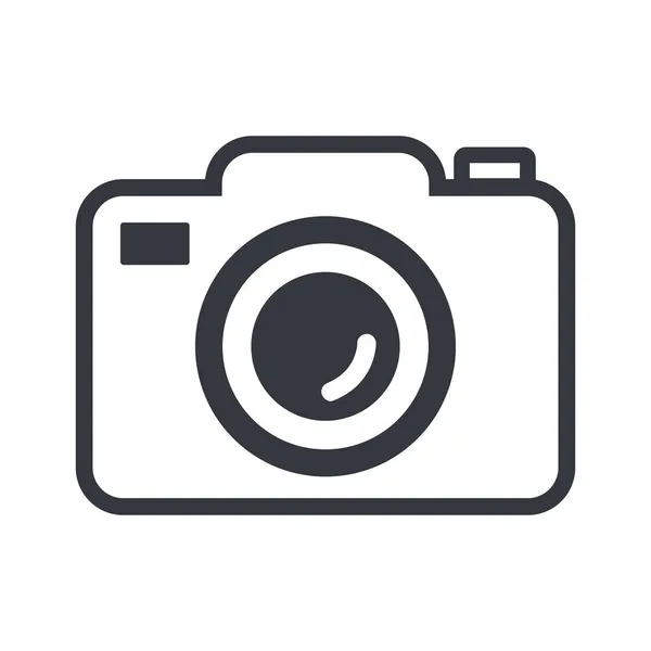 Піктограма Камери Білому Тлі — стоковий вектор