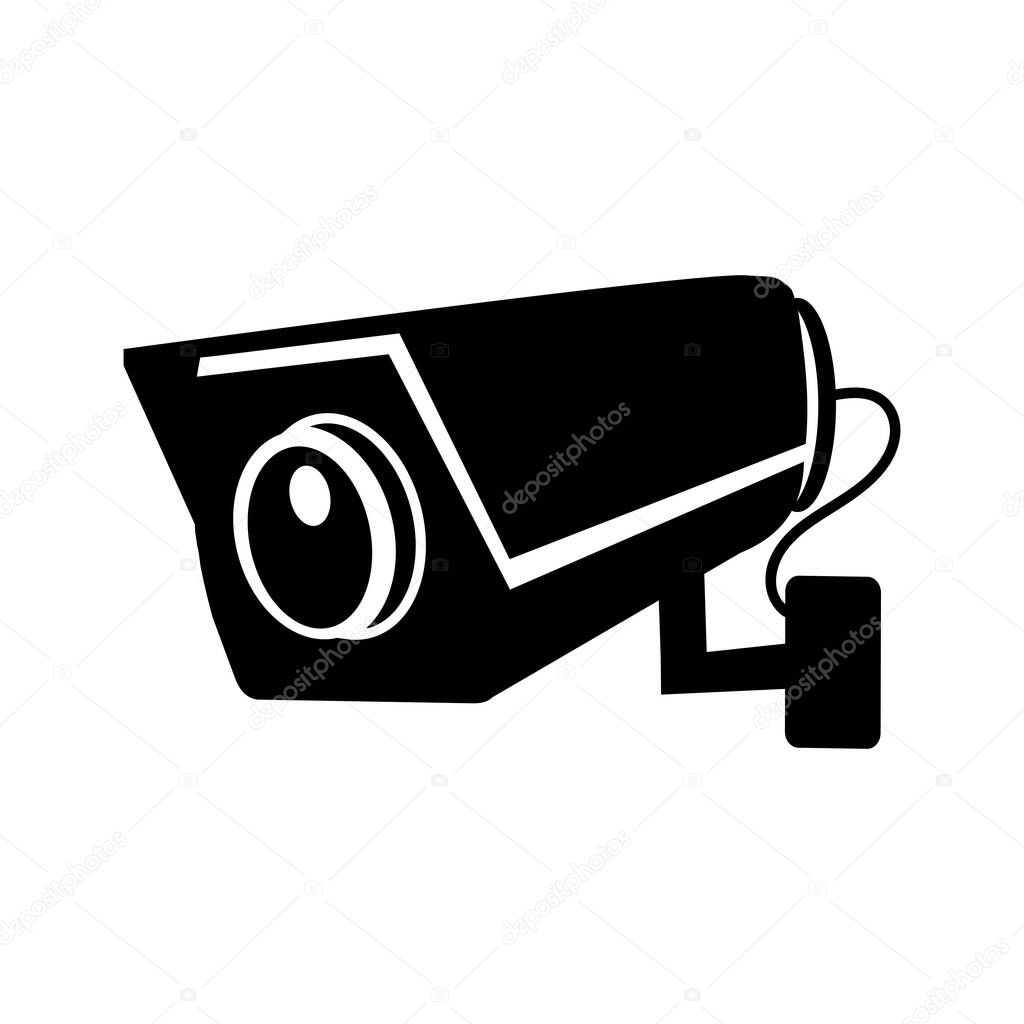 CCTV Security camera  isolated on white background