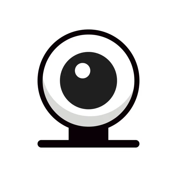 Überwachungskamera Cctv Symbol Vektor — Stockvektor