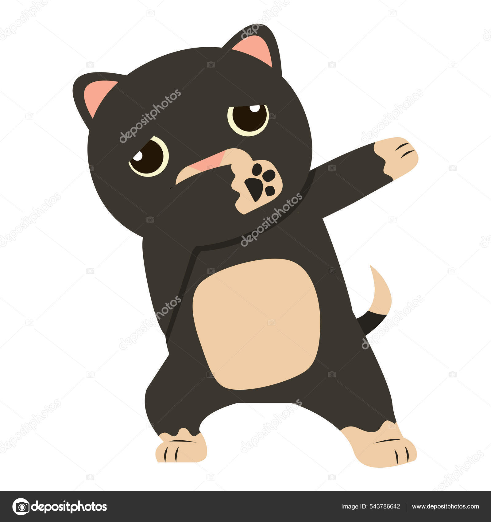 Cat Dabストックベクター ロイヤリティフリーcat Dabイラスト Depositphotos Cat Dabストックベクター ロイヤリティフリーcat Dabイラスト Depositphotos