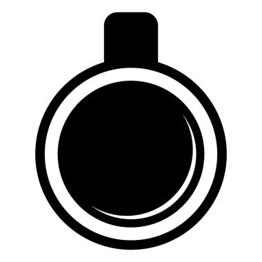 üst görünüm kahve fincanı simgesi