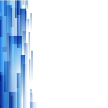 Mavi ile soyut arkaplan dikdörtgenleri