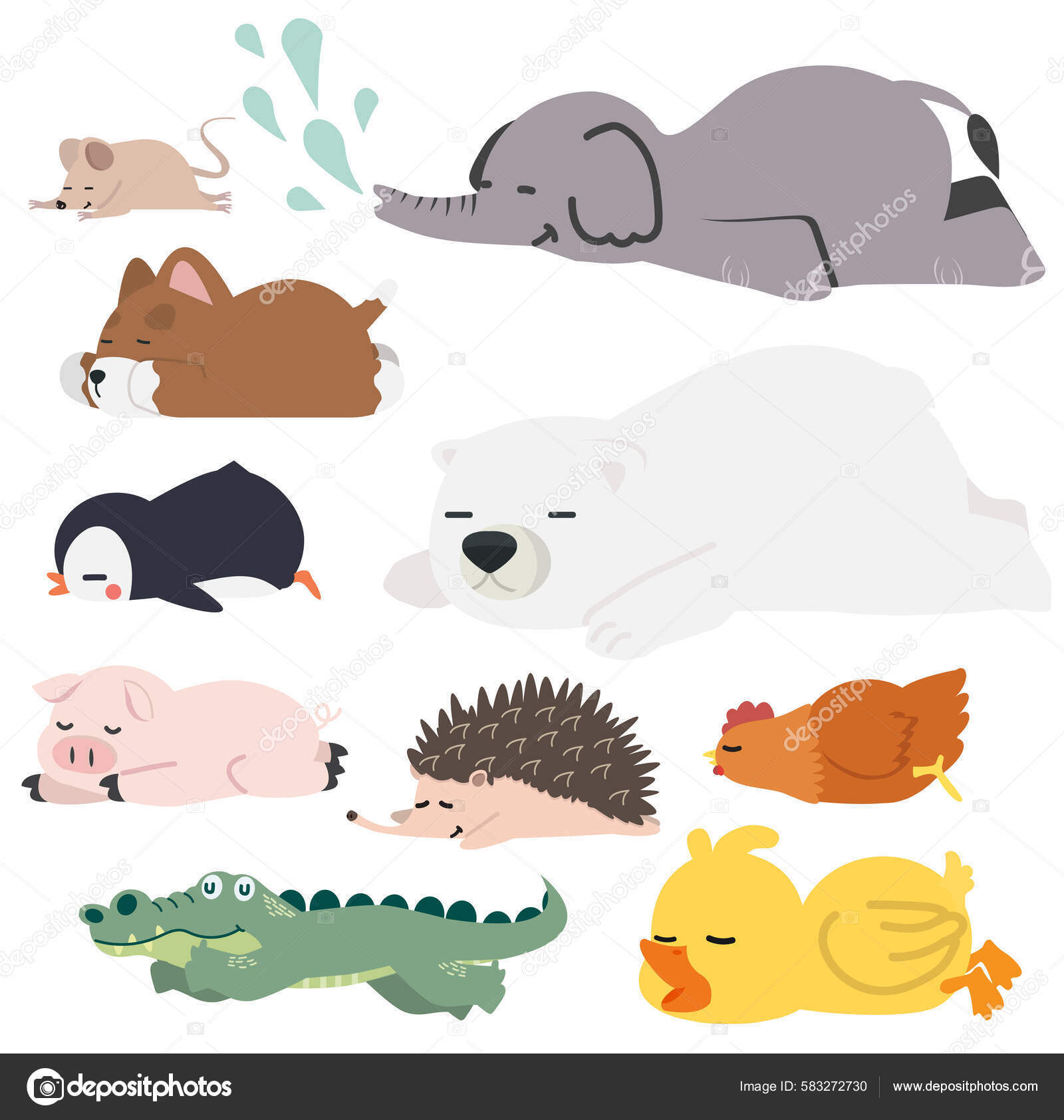 卡通兔子睡觉素材-卡通兔子睡觉图片素材下载-觅知网