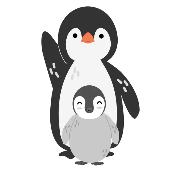 Cute Penguin Chick Vector — Vector de stock