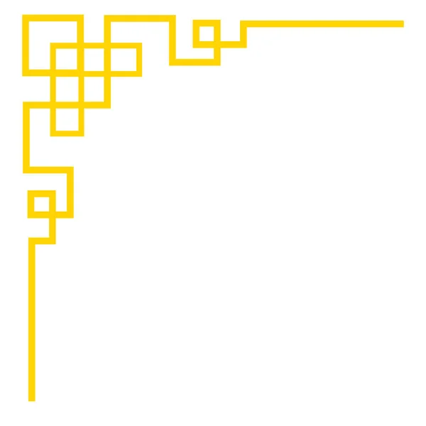 Golden Frame Style Border Vector — Διανυσματικό Αρχείο