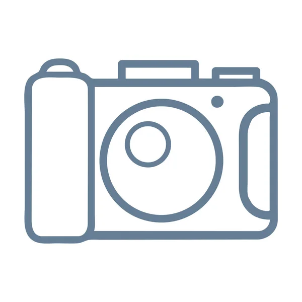 Camera Line Icons Flat Style —  Vetores de Stock