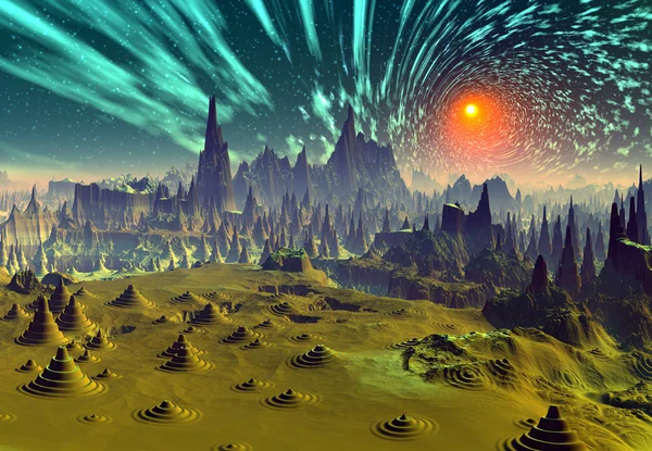 Fantasy Alien Planet — Stock Photo, Image