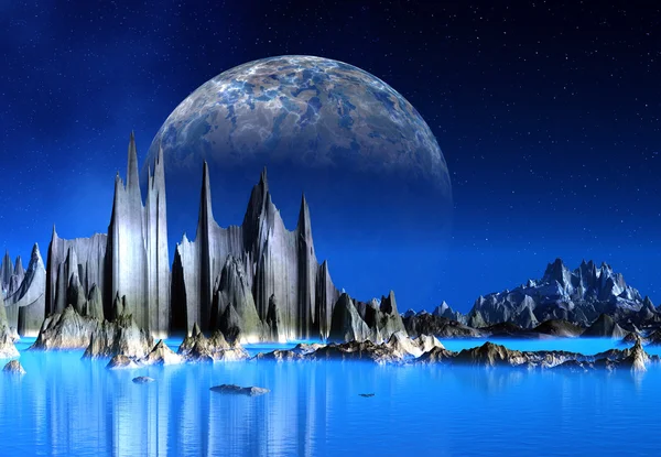 Fantasy Alien Planet — Stock Photo, Image